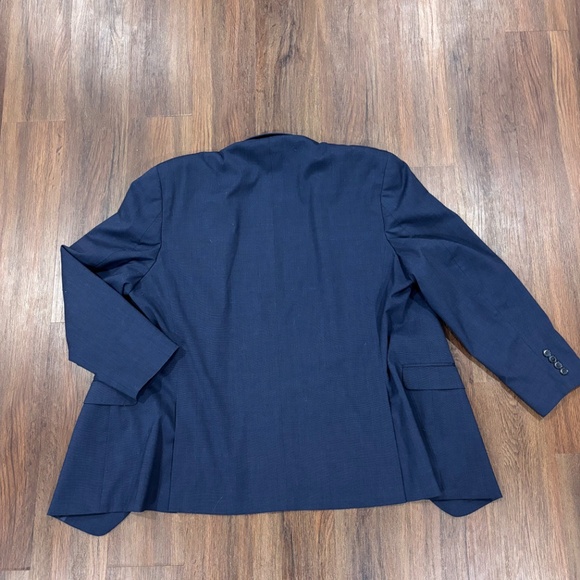 Alfani Slim Fit Men's Suit Preowned Blue Jacket 46R Pants 38x32 - Picture 6 of 14
